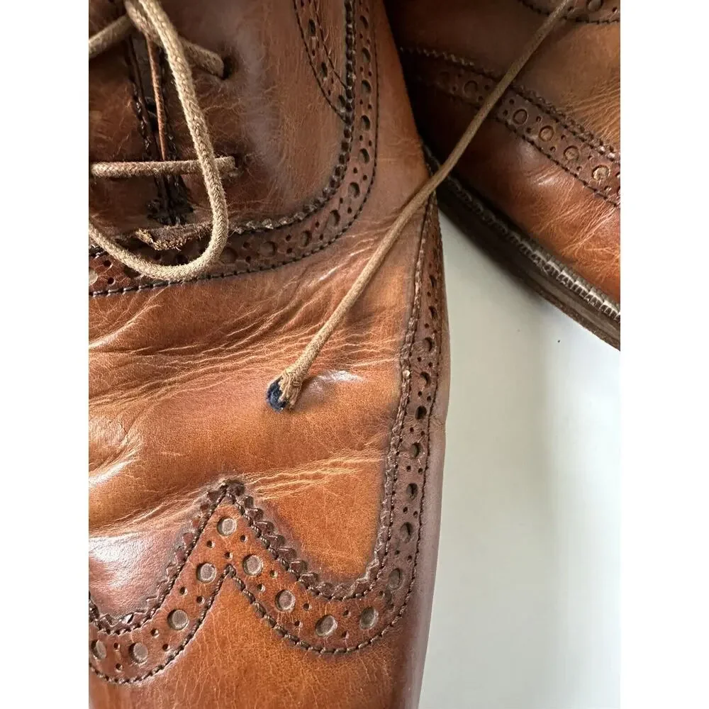 Cole Haan Wingtip Tan Oxford Shoe Size 12